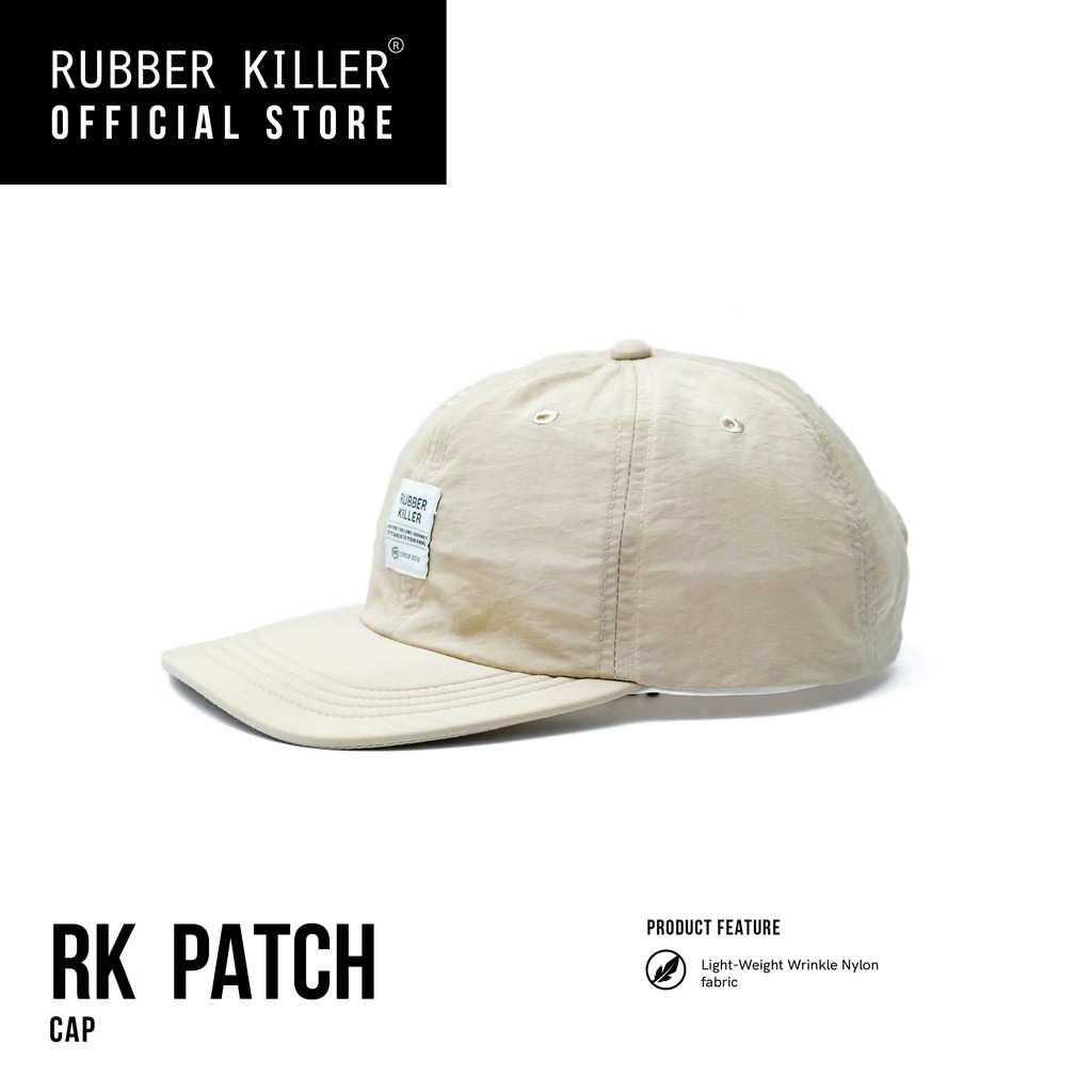 Rubber Killer - RK PATCH - WRINKLED NYLON CAP (หมวกแก๊ป)