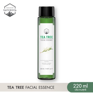 Naturista น้ำตบเอสเซนส์โลชั่นทีทรี ช่วยลดสิว ผิวใส กระชับรูขุมขน Tea Tree Facial Essence 220ml