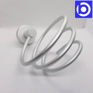 ที่วางไดร์เป่าผม สแตนเลส ลักษณะแบบเกลียว สีเงิน (Senior Bathroom Accessories)