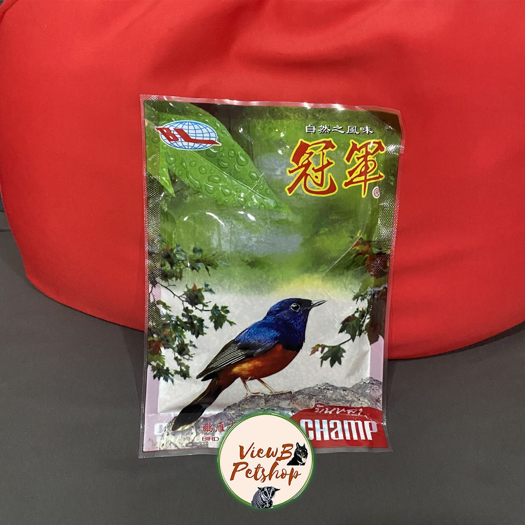 [Champ] อาหารนกบินหลา แชมป์ แบบเม็ด 120 กรัม Wild Bird Food (Bird Land - BLCH120) EXP : 2/4/2027