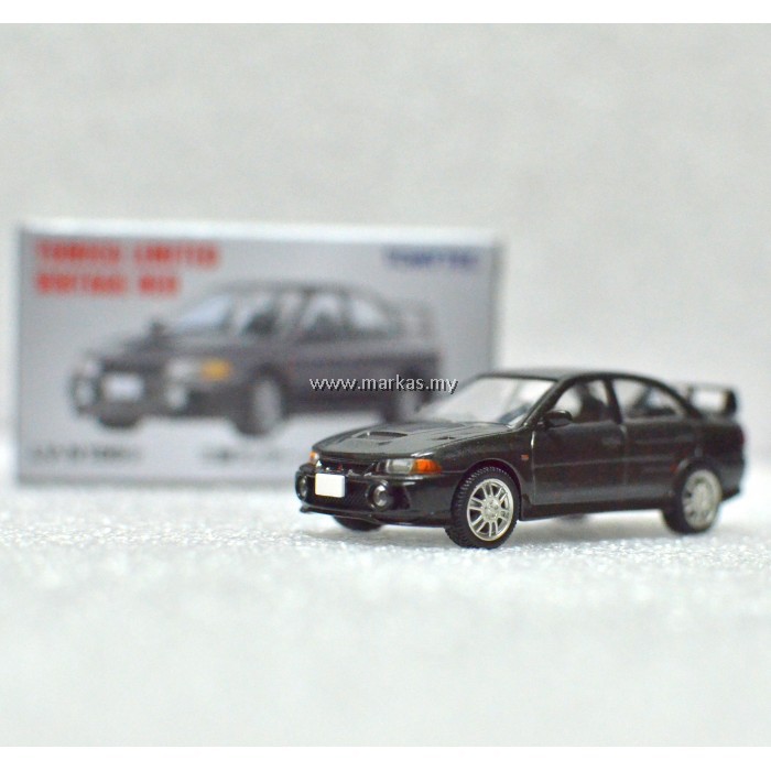 TOMICA LIMITED VINTAGE 1/64 LV-N186B MITSUBISHI LANCER GSR EVOLUTION IV (สีดํา)