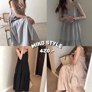 พร้อมส่งจากไทย MIKO STYLE - NICHA DRESS