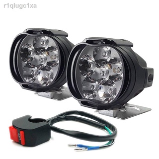 Motorcycle 9W LED Headlight E-bike Spot Lights Car Fog DRL External Daytime Running Lights