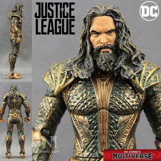 Model Figma งานแท้ ฟิกม่า Figure Mattel DC Comics Multiverse Justice League จัสติซ ลีก Aquaman อควาแมน เจ้าสมุทร Akbameh