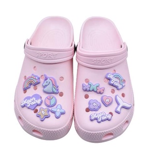 Crocs jibbitz อะนิเมะ jibbit crocs Pins รองเท้าหัวเข็มขัด Croc jibz รองเท้าตกแต่ง crocs jibbits อุปกรณ์เสริม