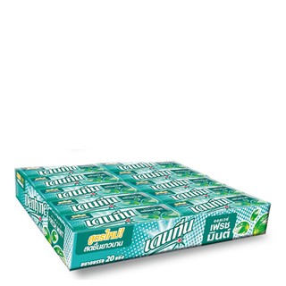 เดนทีน สติ๊กเฟรชมิ้นต์ ขนาด 13.5 กรัม แพ็ค x 20 ชิ้น Dentent Stick Fresh Mint, Size 13.5 grams, Pack x 20 pieces