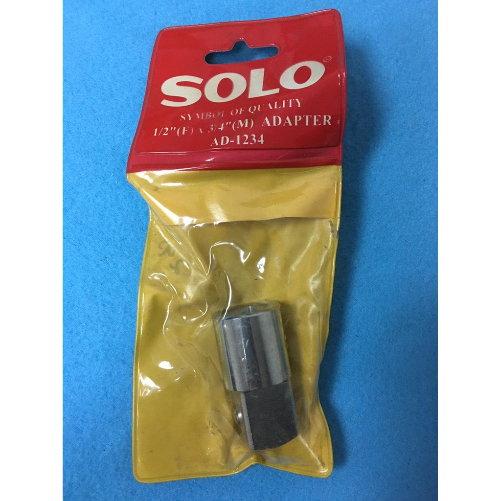 ADAPTER ด้ามฟรีของประแจขันลูกบล็อก SOLO 1234 (WB106l) ½” (F) x ¾” (M)