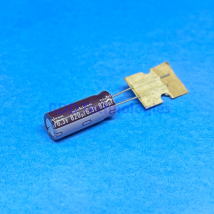 คาปาซิเตอร์ 820uF/6.3V Nichicon