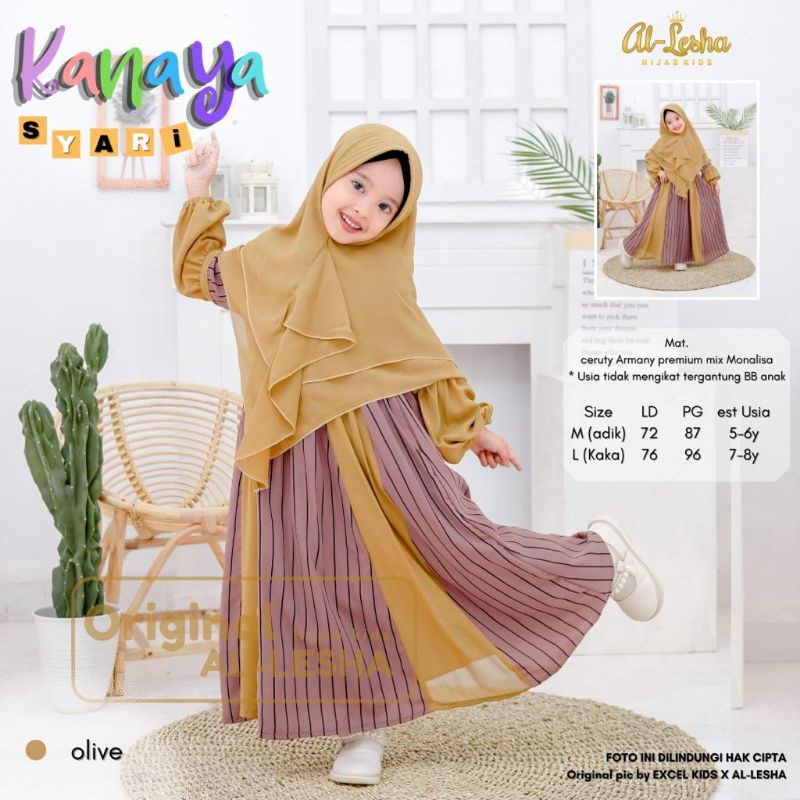 KANAYA SYARI / HIJAB GAMIS SET โดย AL-LESHA