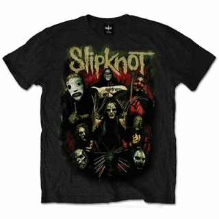 เสื้อยืดแฟชั่น แขนสั้น พิมพ์ลาย Slipknot Come Play Dying สําหรับผู้ชาย