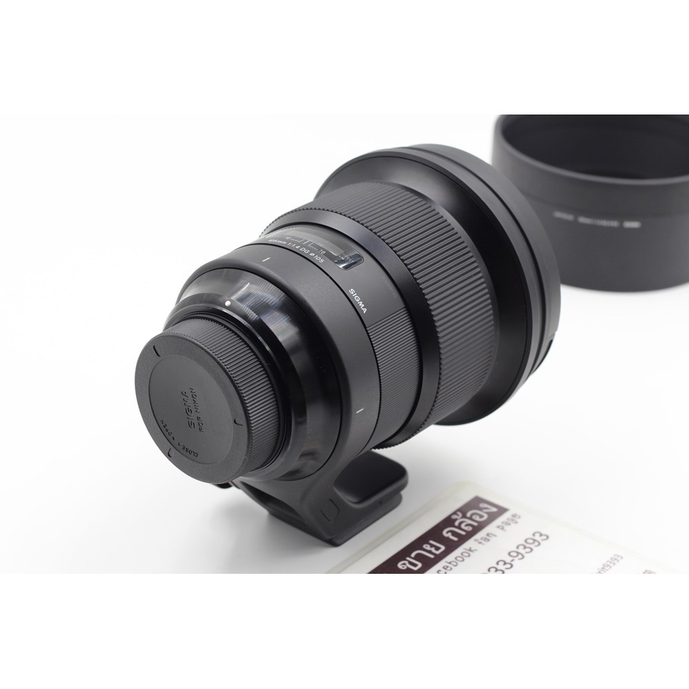 Sigma 105mm f/1.4 DG HSM(A) for Nikon สภาพสวย ไม่มีฝุ่น ฝ้า รา (หน้าเลนส์มีรอยข่วนเล็กน้อย ไม่มีผลต่