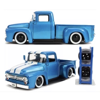 โมเดลรถเหล็กFORD F-100 PICKUP ปี1956เป็นงานของJada 1:24 รายละเอียดสวยทั้งภายนอกและภายในเป็นงานโมเดลสำหรับตั้งโชว์