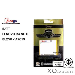 Meago แบตเตอร์รี่ LENOVO K4 NOTE / BL256 / LENOVOK4NOTE / K4NOTE / A7010  มี มอก. (รับประกัน1ปี)