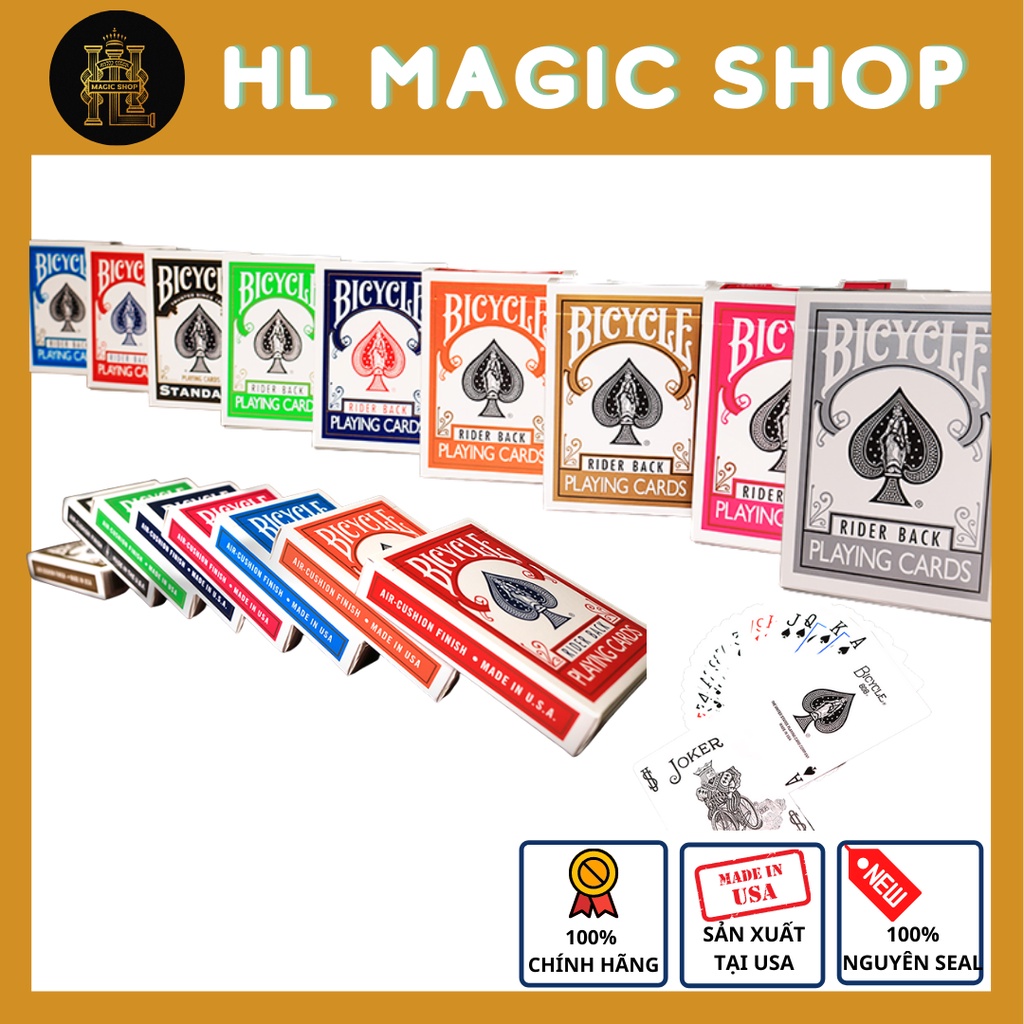 Bicycle Rider Magic Cards - Bicycle Standard Playing Cards ใช้เล่นการ์ดเวทย์มนตร์ - สินค้าแท้ [สินค้
