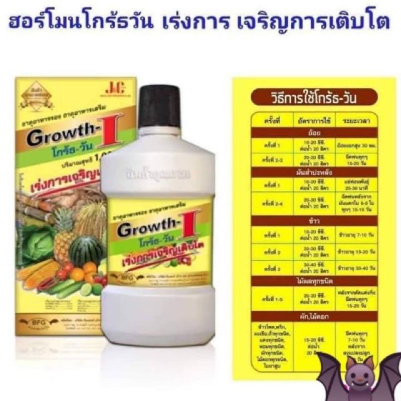 Growth-1 โกรท-วัน 1000cc เก็บปลายทางส่งฟรี รับประกันของแท้100%