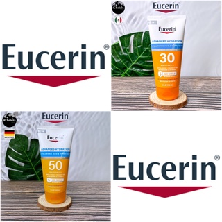 [Eucerin] Advanced Hydration + Hyaluronic Acid &amp; Humectants SPF 30 or 50 Sunscreen Lotion 150 ml  ยูเซอรีน โลชั่นกันแดด