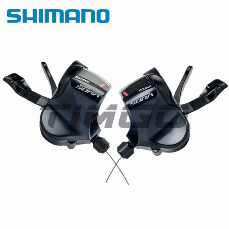 Shimano Sora SL-R3000 Road Bike 29 Speed Flat Bar Shifter Trigger Lever สีดํา