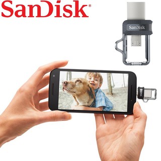 SanDisk Ultra Dual Drive M3.0 64GB  แฟลชไดร์ฟ สำหรับ สมาร์ทโฟน และ แท็บเล็ต Android