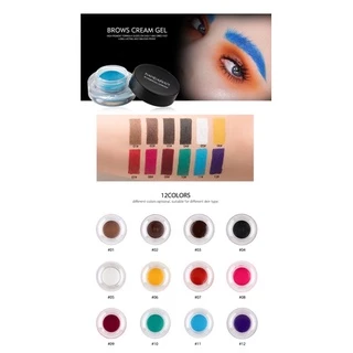 พร้อมส่ง!! 12สี เจลเขียนคิ้ว อายไลเนอร์เจล เจลอายไลเนอร์ handaiyan