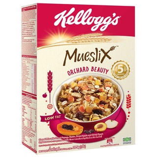 KelloggS Mueslix Orchard Beauty เคลล็อกส์ มูสลิกส์ ออร์ชาด บิวตี้ อาหารเช้า ซีเรียลธัญพืช 375 g