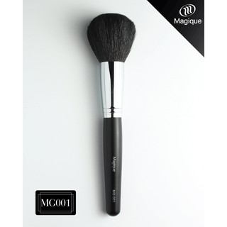 แปรงแป้งฝุ่น Magique (Loose powder Brush) ขนแพะดำแท้100% (MG001)