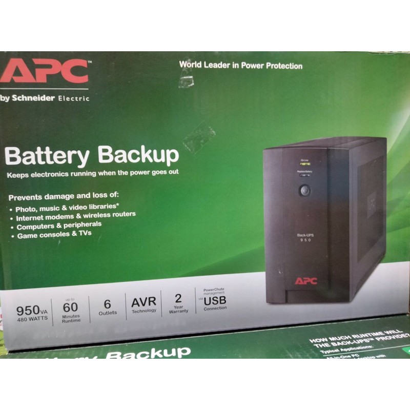 UPS 950VA 480Watts with AVR (BX950U-MS)