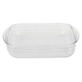 ถาดอบเหลี่ยม ARCUISINE 21x21 ซม. เครื่องครัวและอุปกรณ์อื่นๆ RECTANGULAR GLASS TRAY ARCUISINE 21X21CM