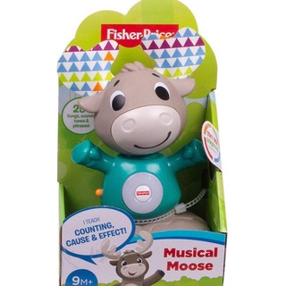 Fisher Price ฟิชเชอร์ ไพรส์ Linkimals™ Musical Moose ของเล่นเสริมพัฒนาการเด็ก มีเสียงดนตรี มีไฟ ของเล่นเด็ก GFG03