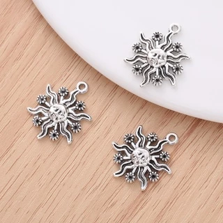 15 ชิ้น สวยหรู แฟชั่น ดวงอาทิตย์ เสน่ห์ สําหรับ ผู้หญิง DIY เครื่องประดับ ทําอุปกรณ์ จี้สร้อยคอ ต่างหู