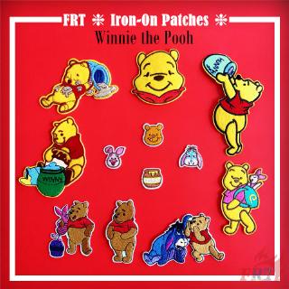 ☸ Winnie the Pooh - Disney Patch ☸ 1Pc Cartoon Diy Sew On Iron On Badges Patches（Winnie the Pooh - Series 3）