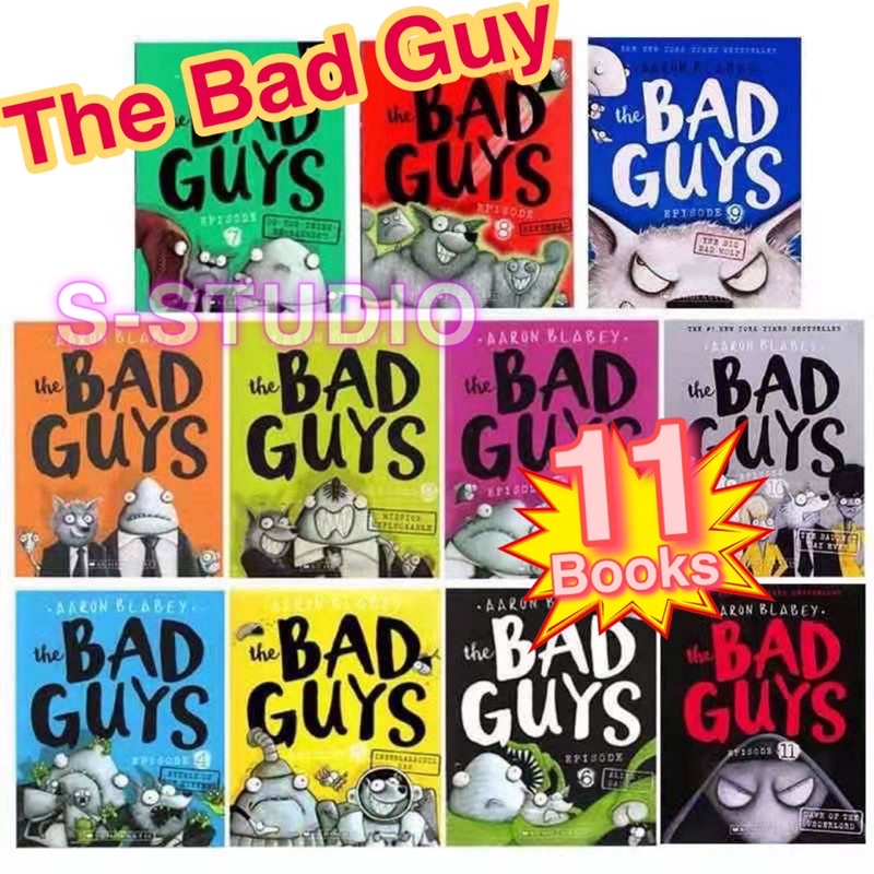 人気が高い the BAD GUYS 11冊セット 英語 まんが アニメ化 confmax.com.br