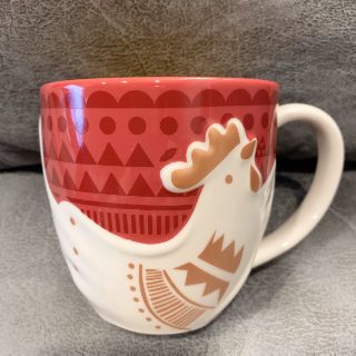 Starbucks Red Rooster Mug 12oz