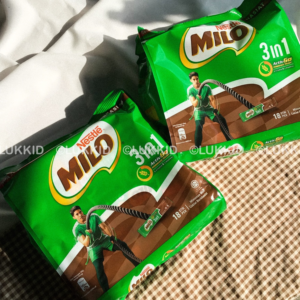 Nestlé: Milo 3 in 1 Active-Go ไมโล 3 in 1 พร้อมลุย