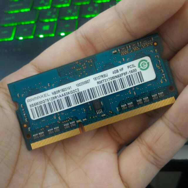 Ram Ramaxel DDR3L 4GB BUS1600