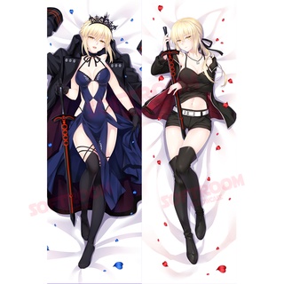 ปลอกหมอน แบบนิ่ม ลายอนิเมะญี่ปุ่น Saber Fate Dakimakura Otaku ขนาด 50x150 ซม. สําหรับตกแต่งบ้าน โซฟา DK2601