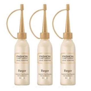 (3 ขวด) Farger Fashion Care Experts Serum Keratin ฟาเกอร์ เซรั่ม เคราติน 25 ml. (3 ขวด) ใส่ผสม สีย้อมผม น้ำยายืด น้ำยาดัดผม เพื่อซ่อมแซมแกนผมระหว่างทำเคมี ป้องกันความร้อนจากการไดร์ผม และ หนีบผม ปกกัน UV ที่จะทำให้สีผมซีดจาง และแห้งเสีย