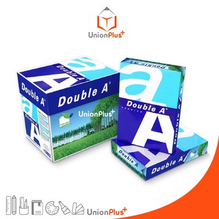 กระดาษ Double A  กระดาษถ่ายเอกสาร 80 แกรม ขนาด A4 500 แผ่น / รีม