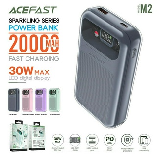 Acefast รุ่น M2 แบตสำรอง แบตเตอรี่ Fast Charge Power Bank M2 ชาร์จเร็ว 30W ความจุ 20000mAh ไทป์ซี in/out