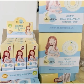 พร้อมส่ง--Lamoon ที่ประคบหน้าอก // บาล์มทาหัวนม (ละมุน) Organic ปลอดภัยแบบออร์แกนิค