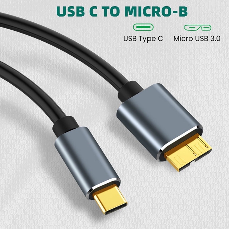 สายExternal Harddisk usb-c / สายฮาร์ดดิสExternal Type-C เป็น Micro-b สําหรับ  Notebook Macbook  Huaw