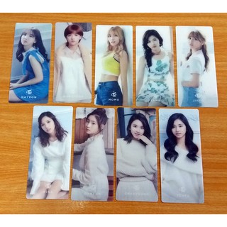 แยกขาย การ์ด Bookmark จาก ปฏิทิน TWICE - SEASONS GREETINGS ปี 2017 หายาก