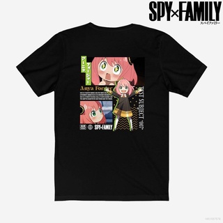 Acf เสื้อยืดแขนสั้นลําลอง ทรงหลวม พิมพ์ลายอนิเมะ Spy X Family Anya Forger Test Subject Tops