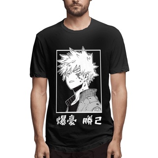 เสื้อยืด พิมพ์ลาย My Hero Academia Bakugou Katsuki สไตล์ฮาราจูกุ สําหรับผู้ชาย