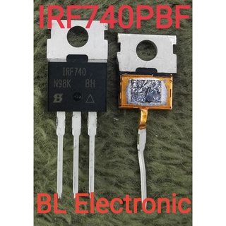 ใหม่ 5ชิ้น irf740 IRF740 N-CHENNEL MOSFET-10A400V Inverter-DC TO AC