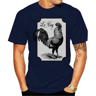 เสื้อยืดแขนสั้น ผ้าฝ้าย พิมพ์ลาย Le Coq Rooster สวมใส่สบาย อินเทรนด์สําหรับผู้ชาย 2022S-5XL