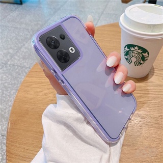 เคส OPPO Reno8 5G เคส OPPO Reno 7Z 8Z 6Z 5G เคส OPPO Reno 7 6 5 Pro 5G เคส เกราะกรณี 2 ใน 1 กรณีโปร่งใสหนา DROP-Resistant Case