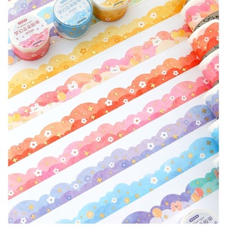 พร้อมส่งในไทย Telado Masking Tape Cloud เทปตกแต่งลายท้องฟ้าสวยมากๆ ไดอารี่ แพลนเนอร์