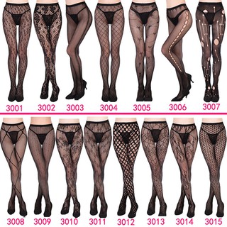 ถุงน่อง เซ็กซี่ ถุงน่องตาข่าย ถุงน่องเซ็กซี่ Sexy Women Long Fishnet Sexy Stockings Pantyhose Mesh Stockings