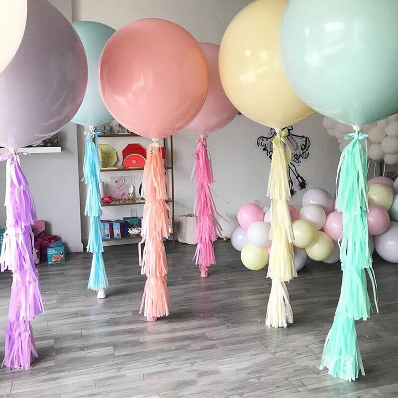 ลูกโป่งสีพาสเทล เกรดดี เนื้อหนา ขนาด18นิ้ว พร้อมส่งในไทย🎀