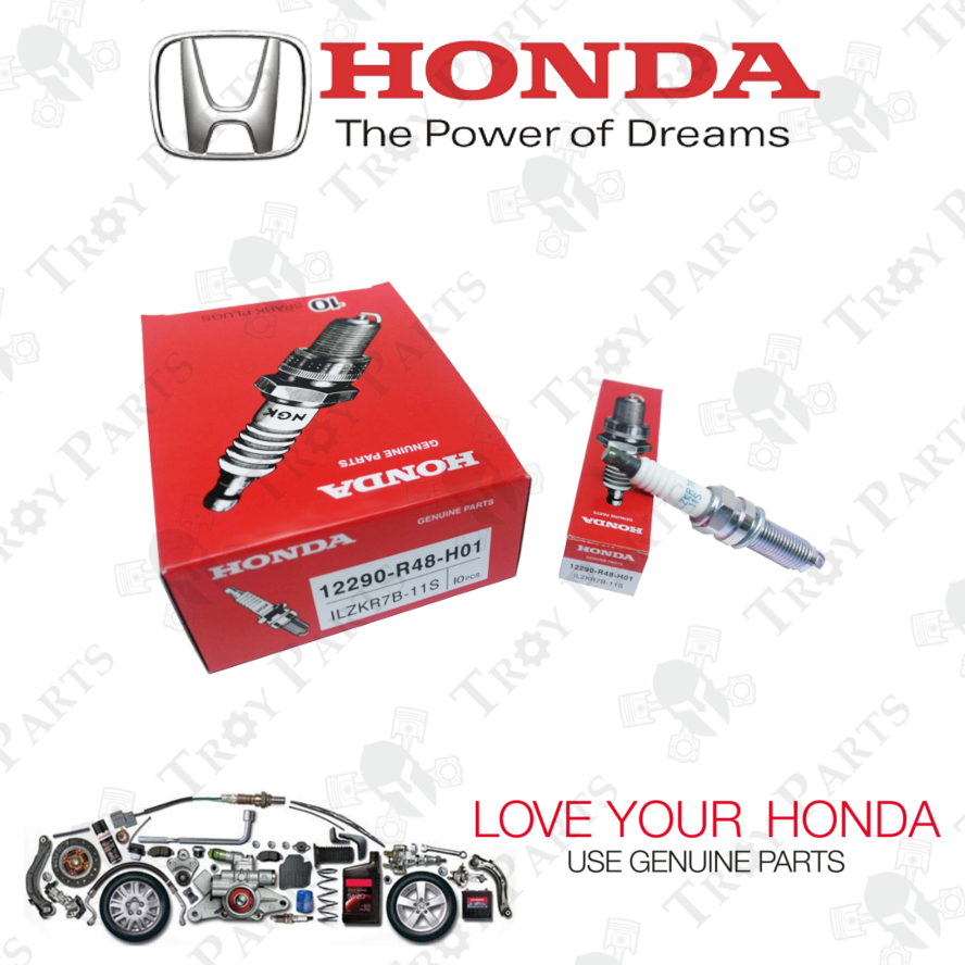 หัวเทียนฮอนด้าอิริเดียม 12290-R48-H01 สําหรับ Accord TAO 2.4 Odyssey RB1 2.4 (ILZKR7B-11S)
